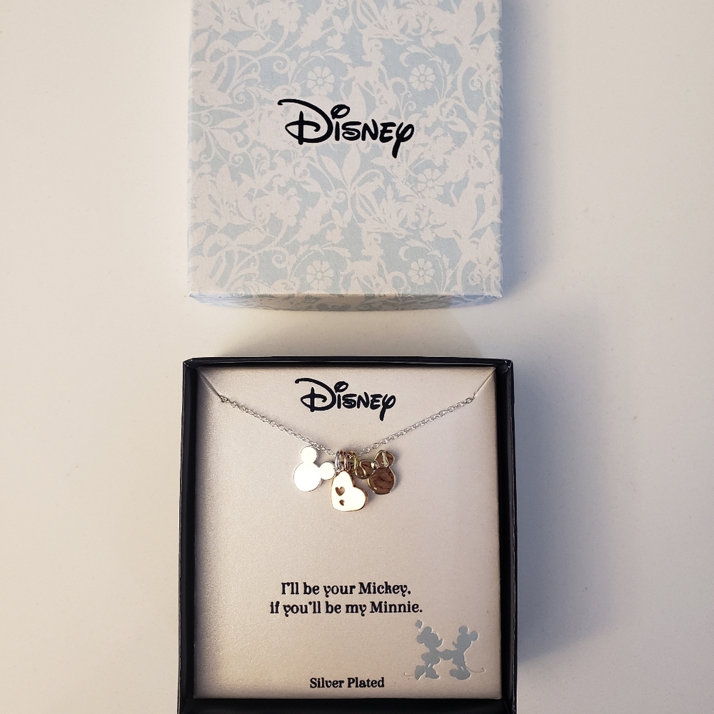 Disney Mickey and Minnie necklace